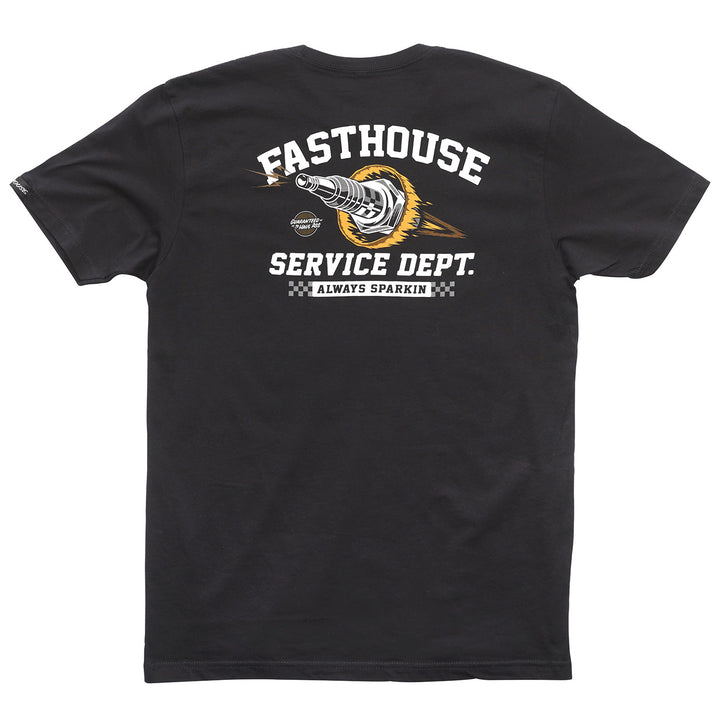 Fasthouse Ignite Tee Black - Rear View