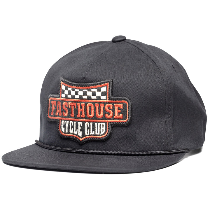 Fasthouse Krest Hat Black - Front Side View