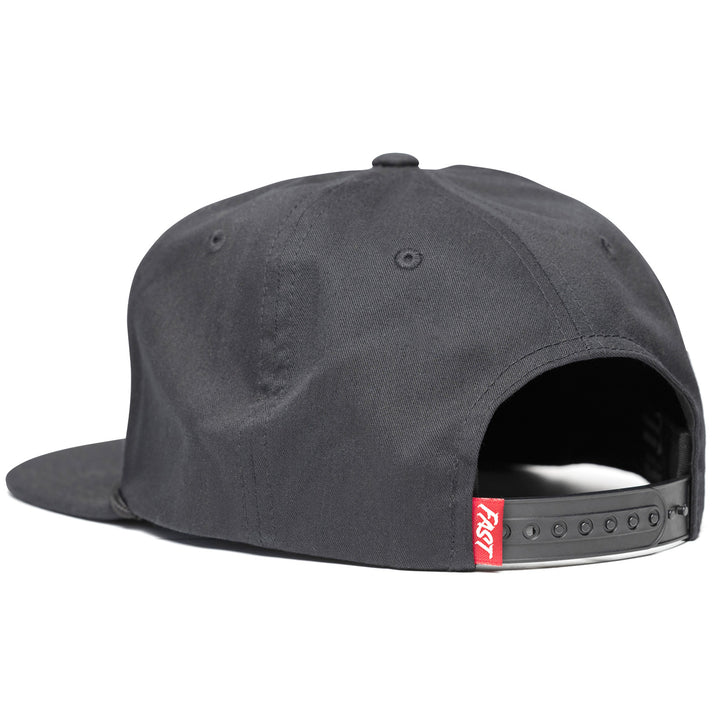 Fasthouse Krest Hat Black - Rear Side View