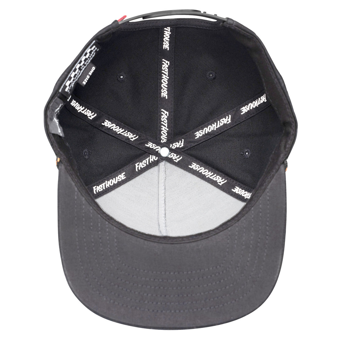Fasthouse Krest Hat Black - Bottom Up View