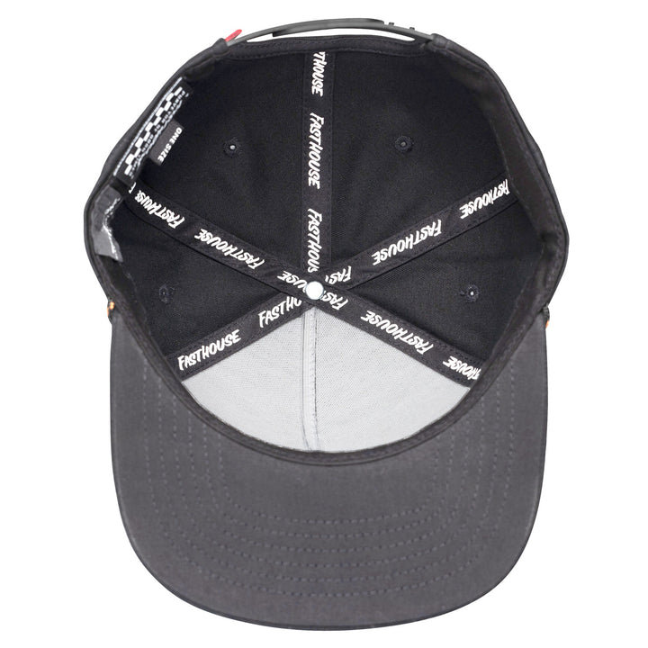 Fasthouse Krest Hat Black - Bottom Up View