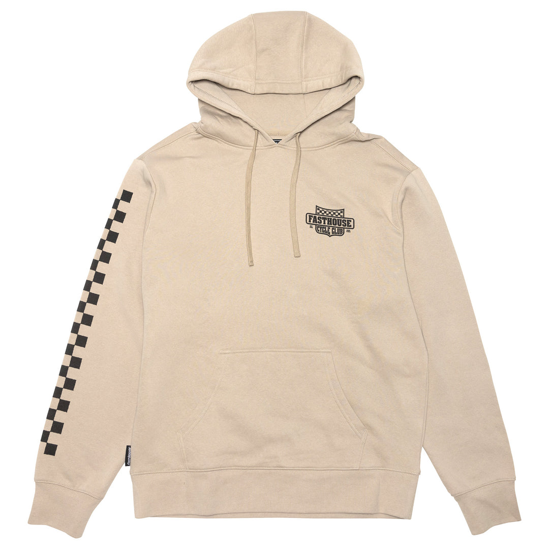 Fasthouse Krest Hooded Pullover Sand - Front View