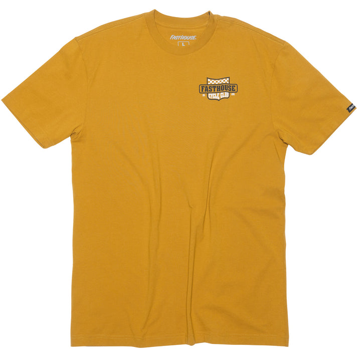 Fasthouse Krest SS Tee Vintage Gold - Front View