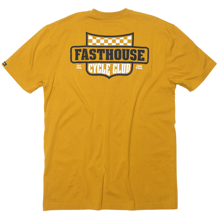 Fasthouse Krest SS Tee Vintage Gold - Rear View