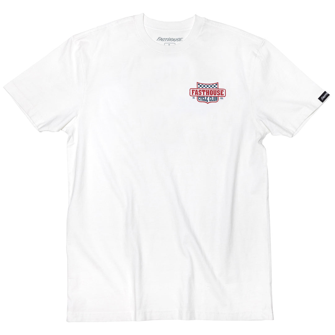 Fasthouse Krest SS Tee White - Front View
