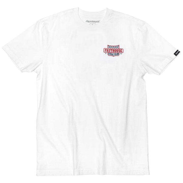 Fasthouse Krest SS Tee White - Front View