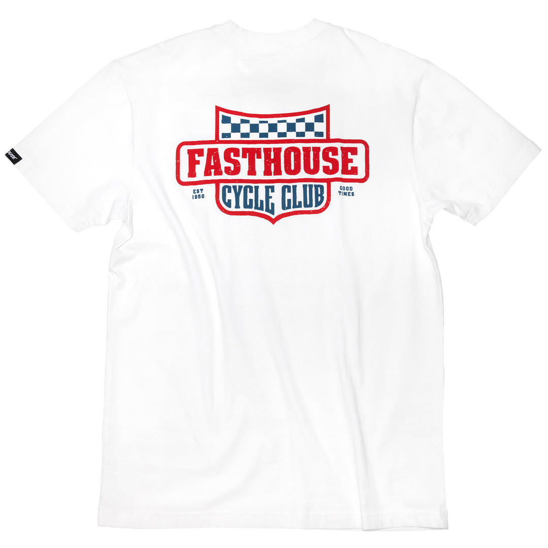 Fasthouse Krest SS Tee White - Rear View