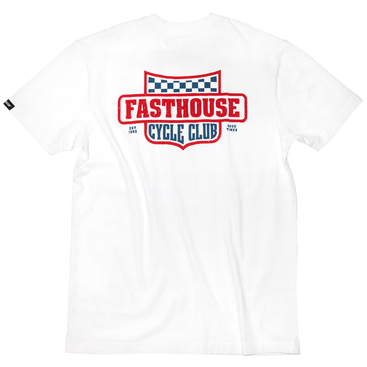 Fasthouse Krest SS Tee White - Rear View