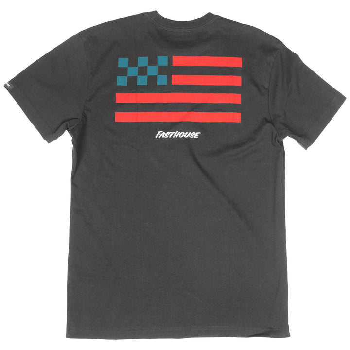 Fasthouse Liberty SS Tee Black - Rear View