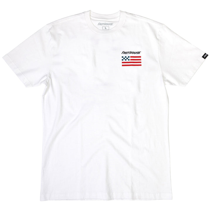 Fasthouse Liberty SS Tee White - Front View