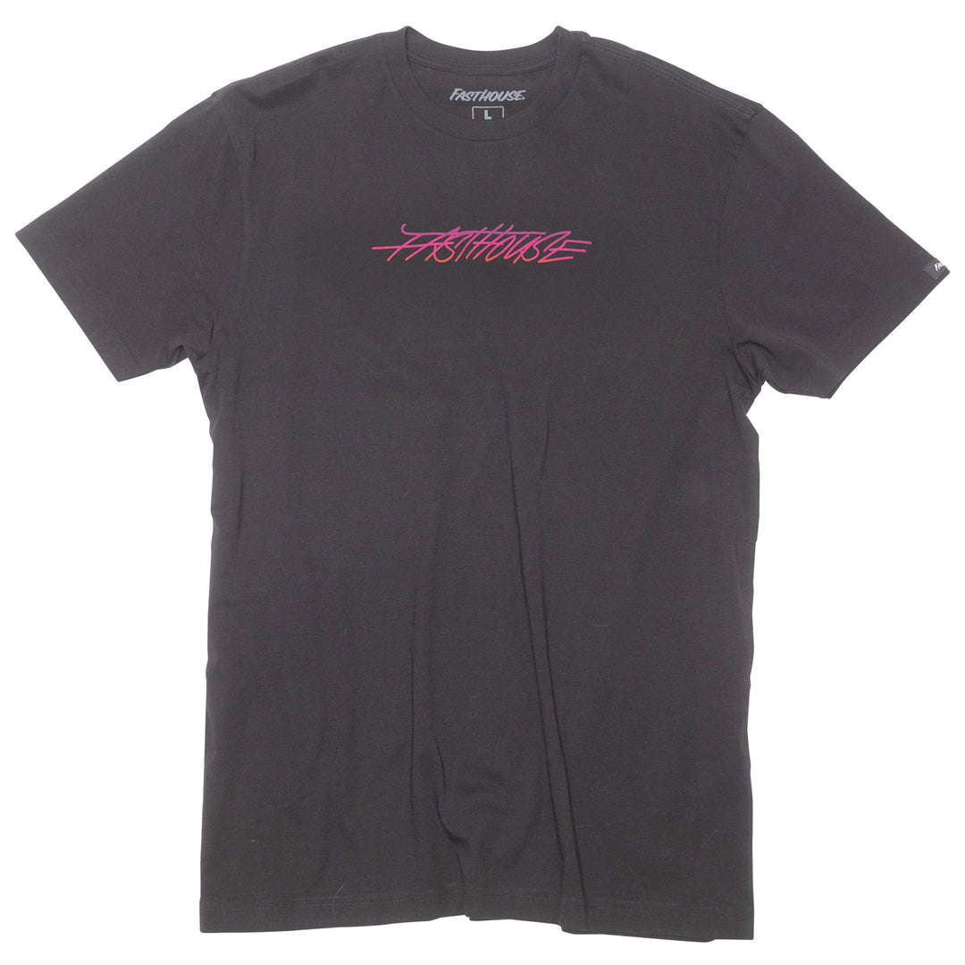 Fasthouse Lagoon SS Tee Black - Front View