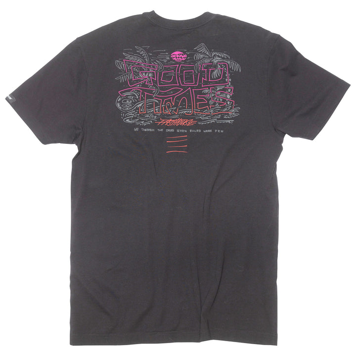 Fasthouse Lagoon SS Tee Black - Rear View