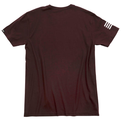 Fasthouse Logo Tee Light Oxblood - Rear View