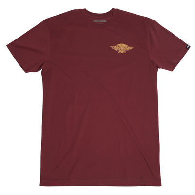 Fasthouse Love of It SS Tee Maroon - Front View