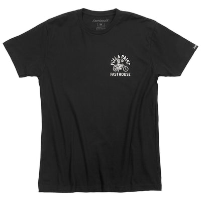 Fasthouse Macabre Tee Black - Front View