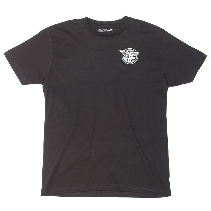 Fasthouse Malen Tee Black - Front View