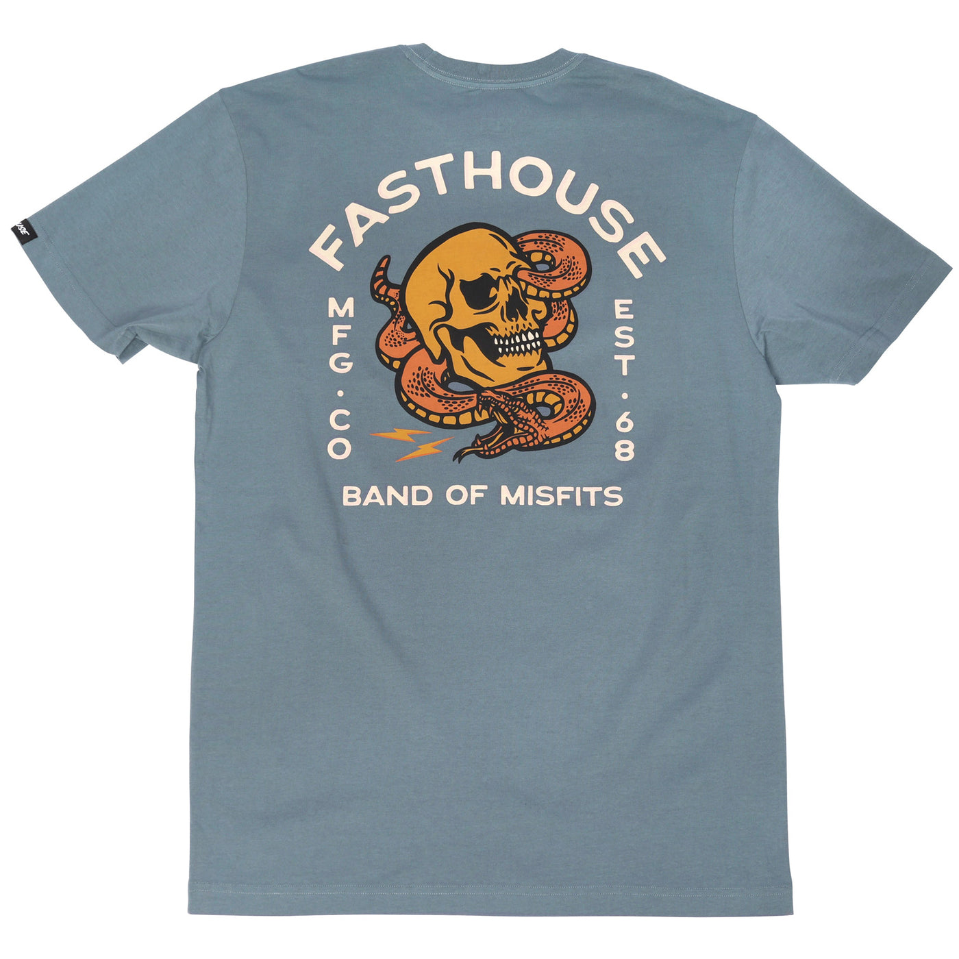 Fasthouse Manasa SS Tee Denim - Rear View