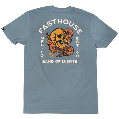 Fasthouse Manasa SS Tee Denim - Rear View