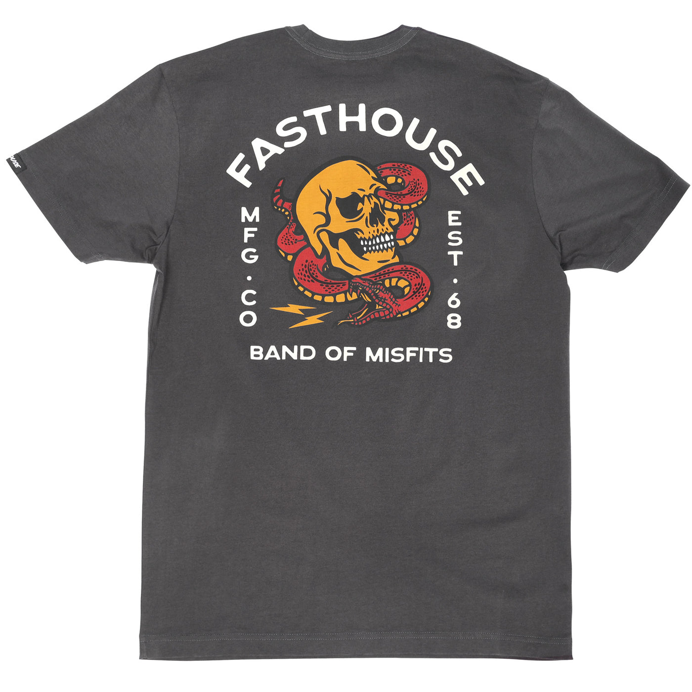 Fasthouse Manasa SS Tee Graphite Black - Rear View
