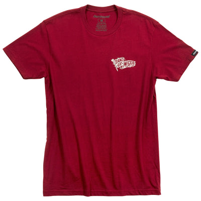 Fasthouse Marauder Tee Cardinal - Front View