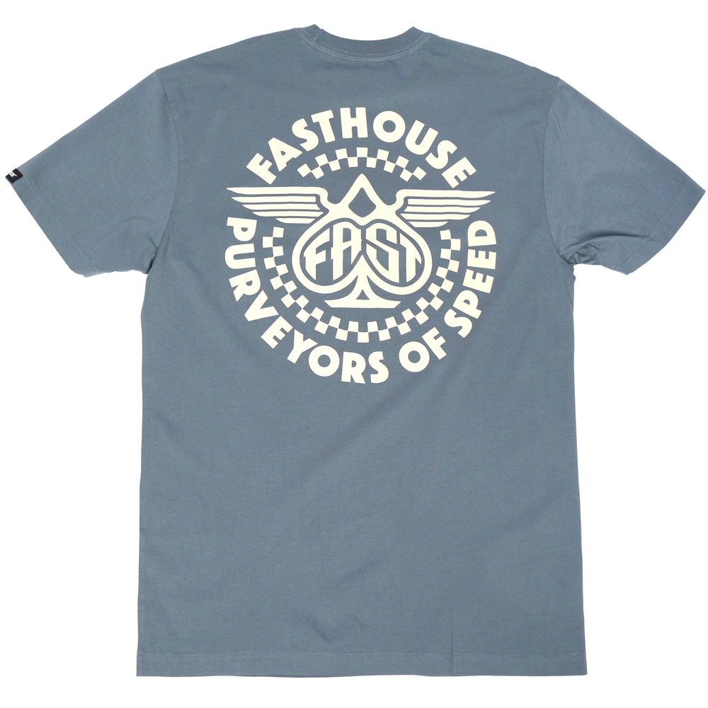 Fasthouse Maverick SS Tee Denim - Rear View