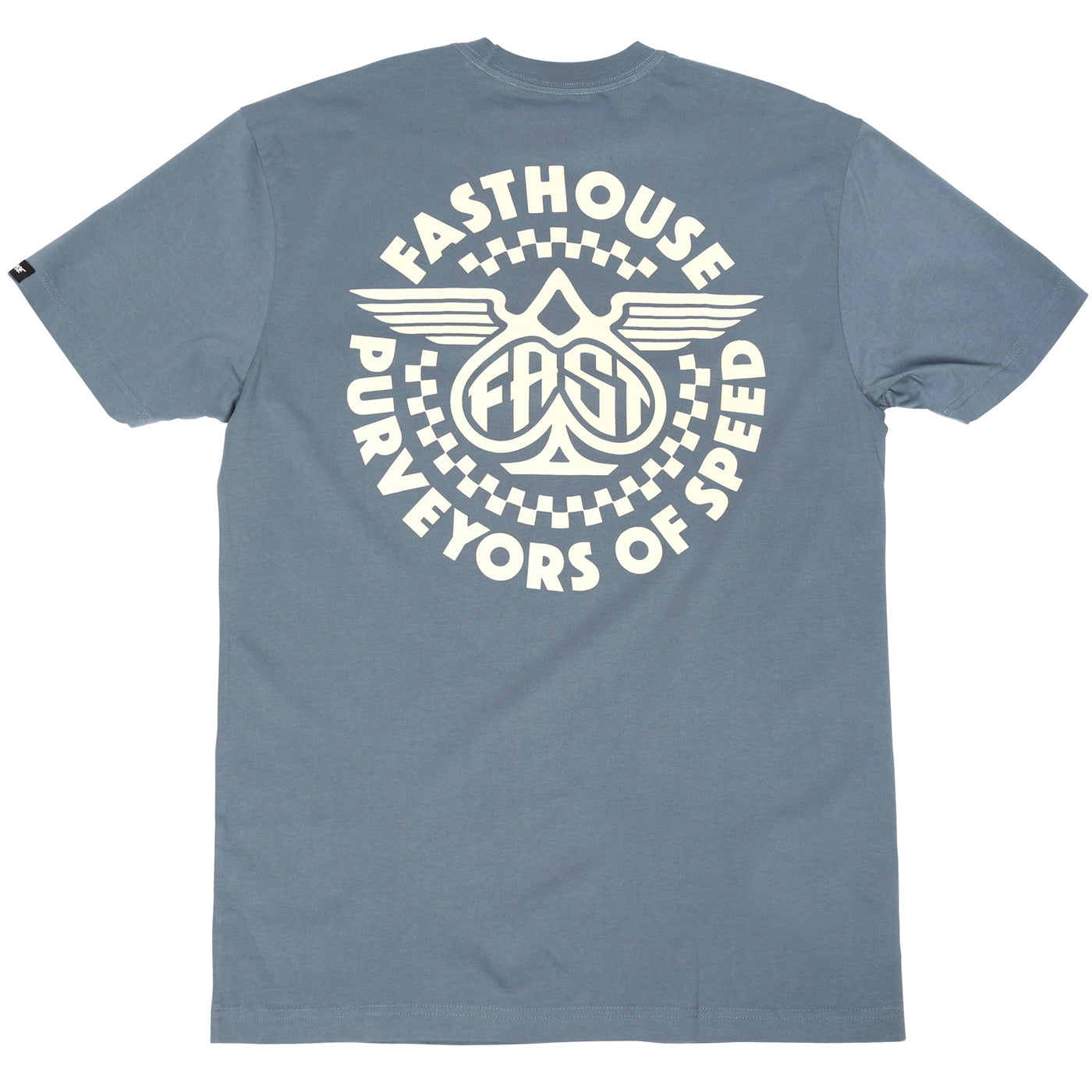 Fasthouse Maverick SS Tee Denim - Rear View