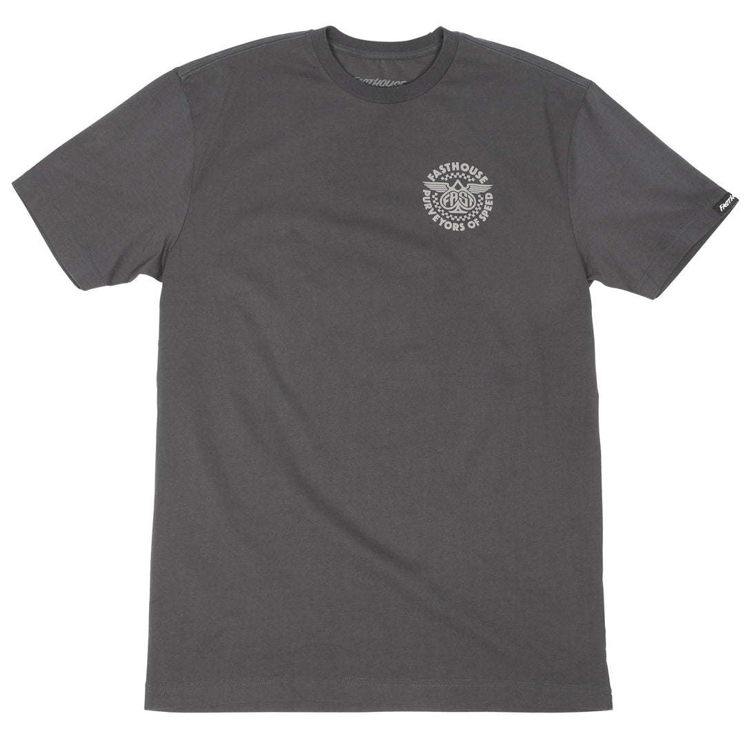Fasthouse Maverick SS Tee Graphite Black - Front View