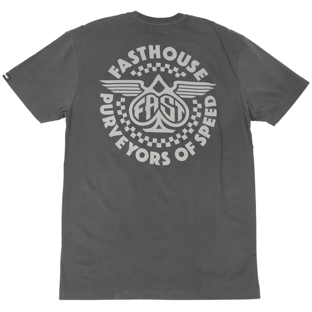 Fasthouse Maverick SS Tee Graphite Black - Rear View