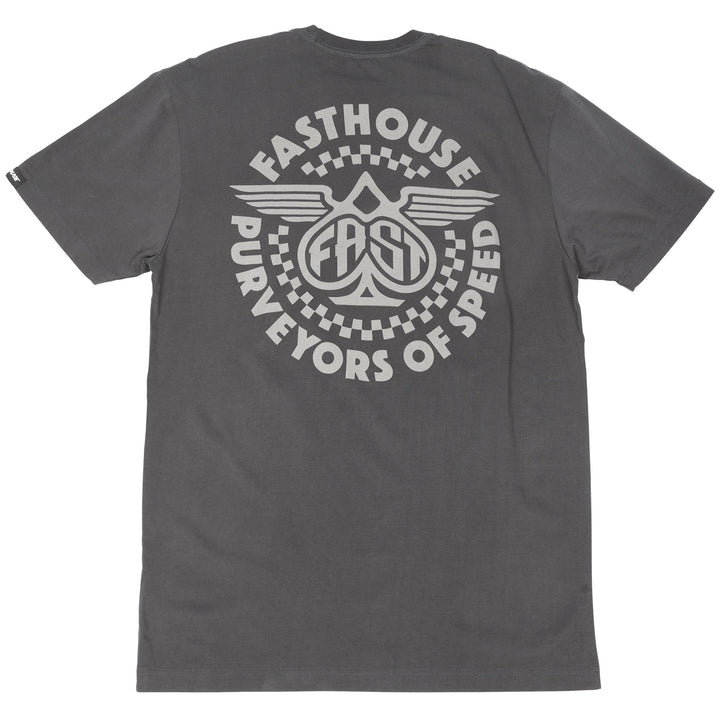 Fasthouse Maverick SS Tee Graphite Black - Rear View