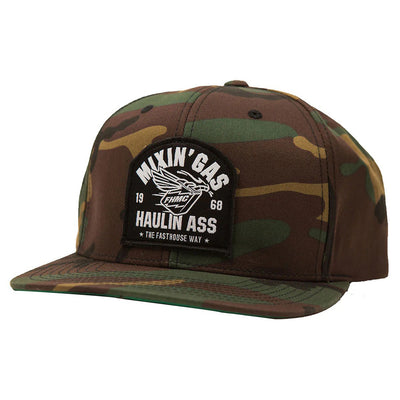 Fasthouse Mixin' Gas Hat Camo - Front View