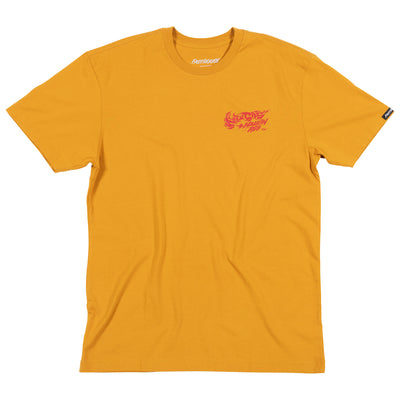 Fasthouse Mixin' Tee Antique Gold - Front View