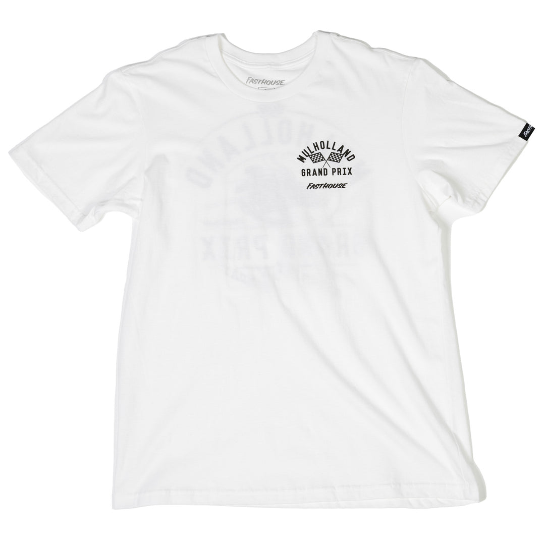 Fasthouse Mulholland GP SS Tee White - Front View
