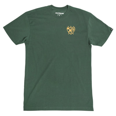 Fasthouse Mod SS Tee Forest Green - Front View