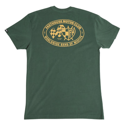 Fasthouse Mod SS Tee Forest Green - Rear View