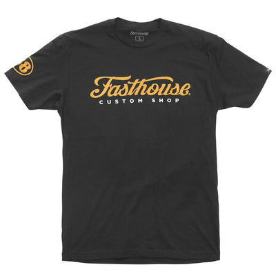 Fasthouse Morris Tee Black - Front View