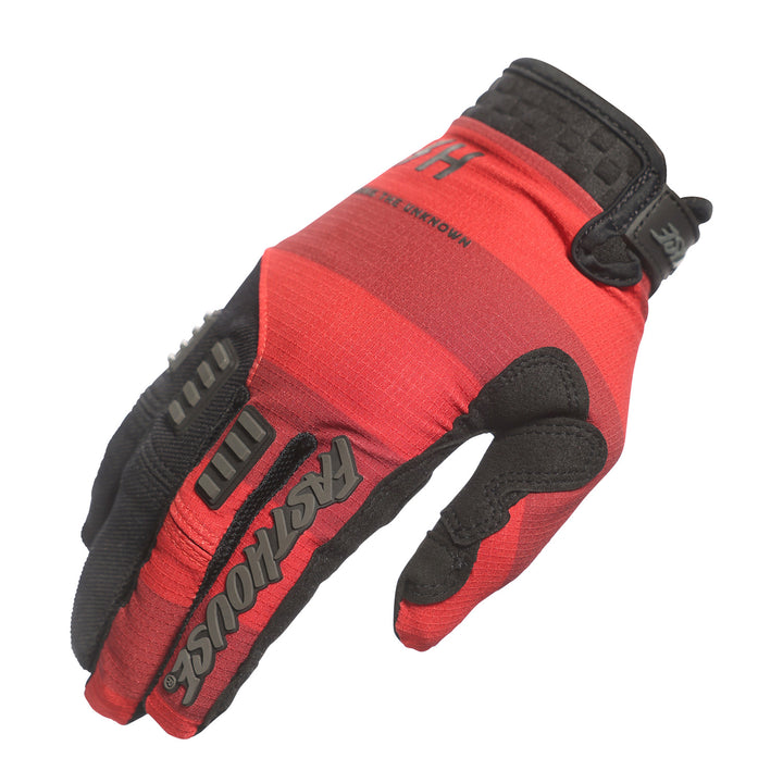 Fasthouse Off-Road Outland Gloves Lava Falls - Back of Right Hand View