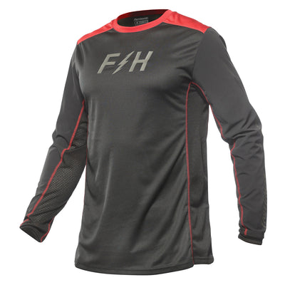 Fasthouse Off-Road Outland Jersey Black - Front View