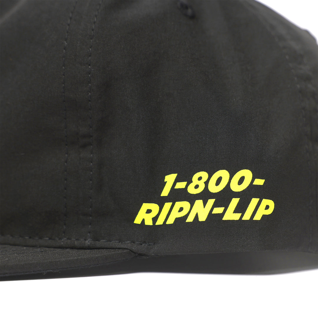 Fasthouse Panama Hat Black - Close-Up of Side Graphic