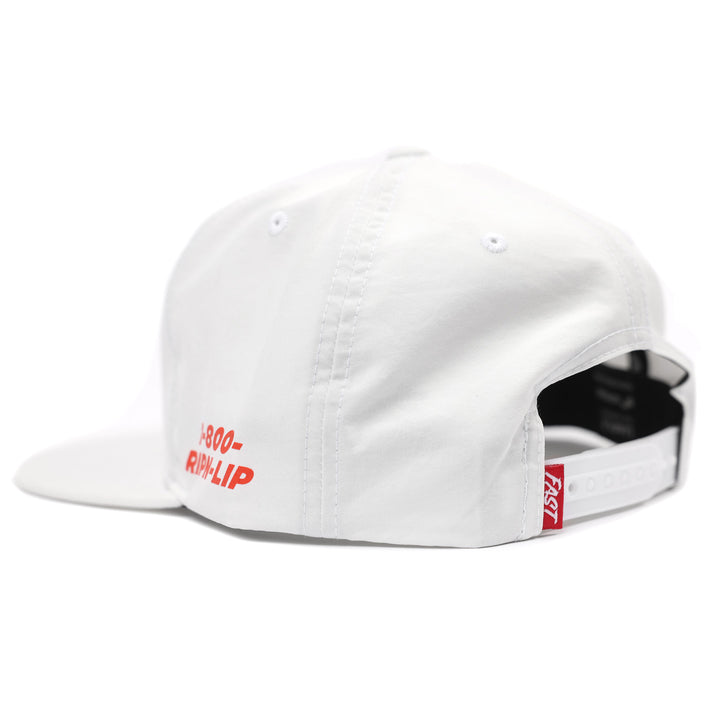 Fasthouse Panama Hat White - Rear Side View