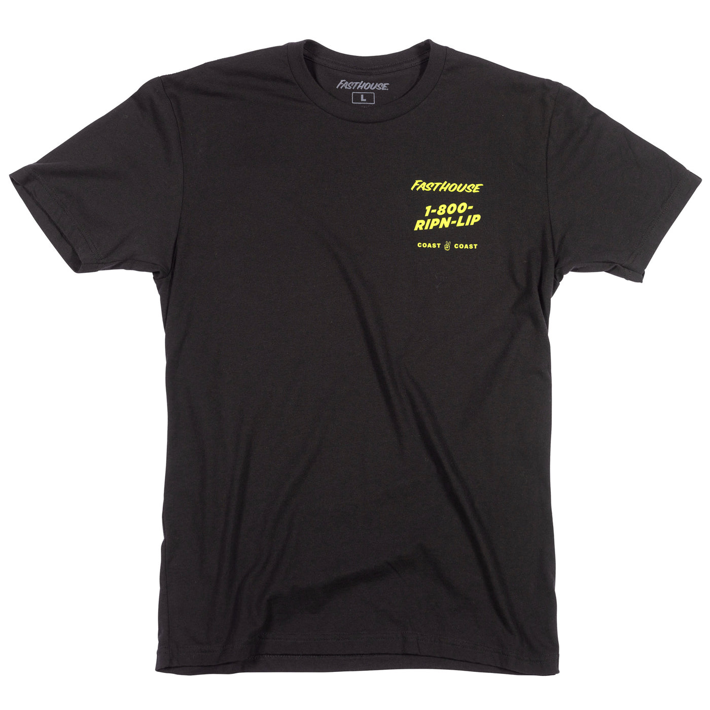 Fasthouse Panama Tee Black - Front View