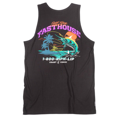 Fasthouse Panama Tank Black - Rear View