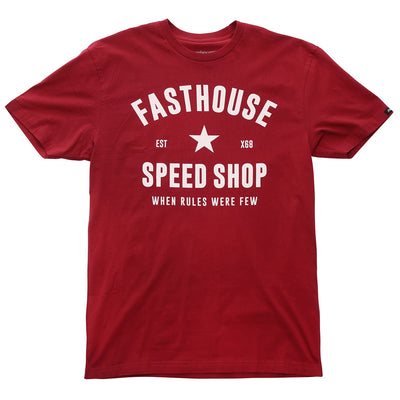 Fasthouse Paragon Tee Cardinal - Front View