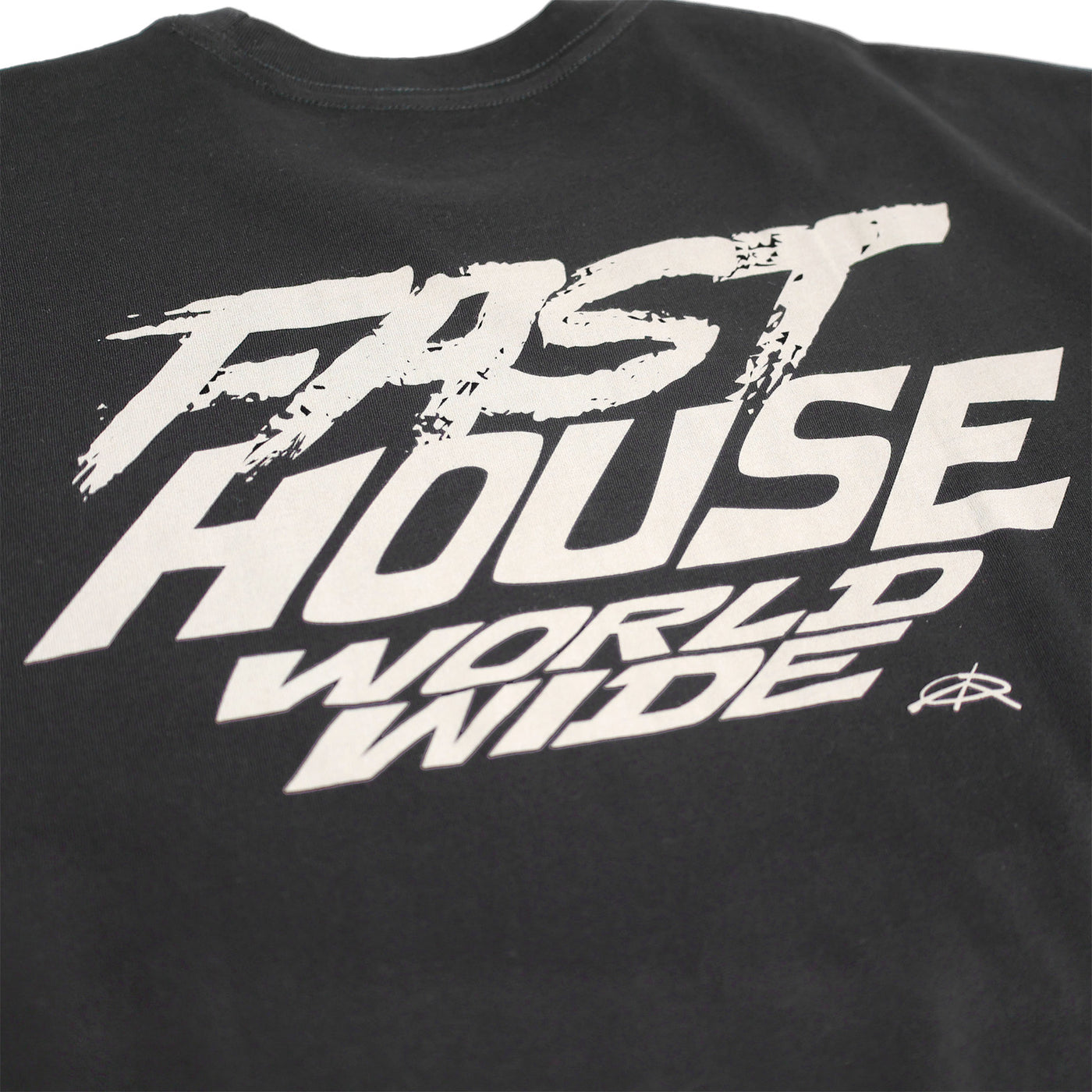 Fasthouse Primer SS Tee Black - Close-Up of Graphic on Back