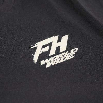 Fasthouse Primer SS Tee Black - Close-Up of Graphic on Front