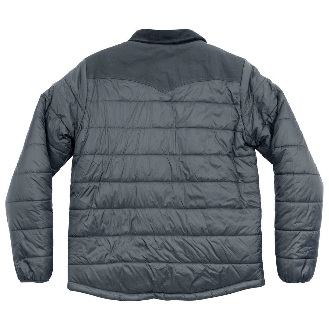 Fasthouse Prospector Puffer Jacket Smoked Navy - Rear View