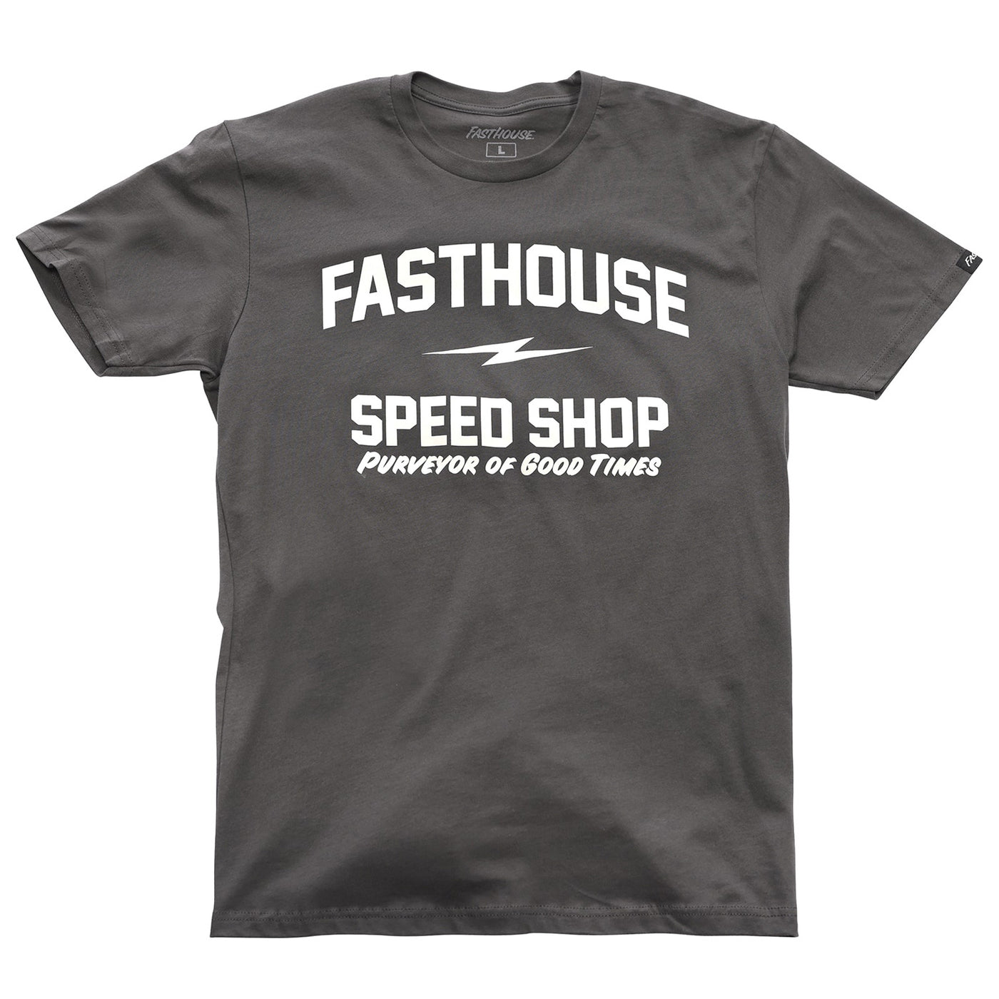 Fasthouse Purveyor Tee Gunmetal - Front View