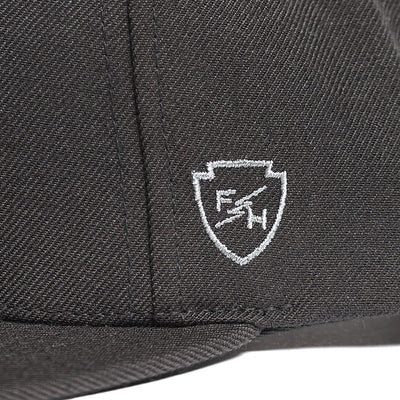 Fasthouse Racing Crew Hat Black - Close-Up of Side Logo