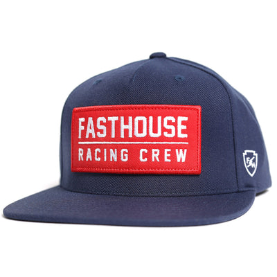 Fasthouse Racing Crew Hat Navy - Front View