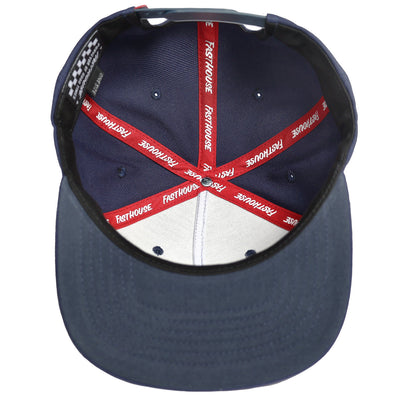 Fasthouse Racing Crew Hat Navy - Bottom Up View