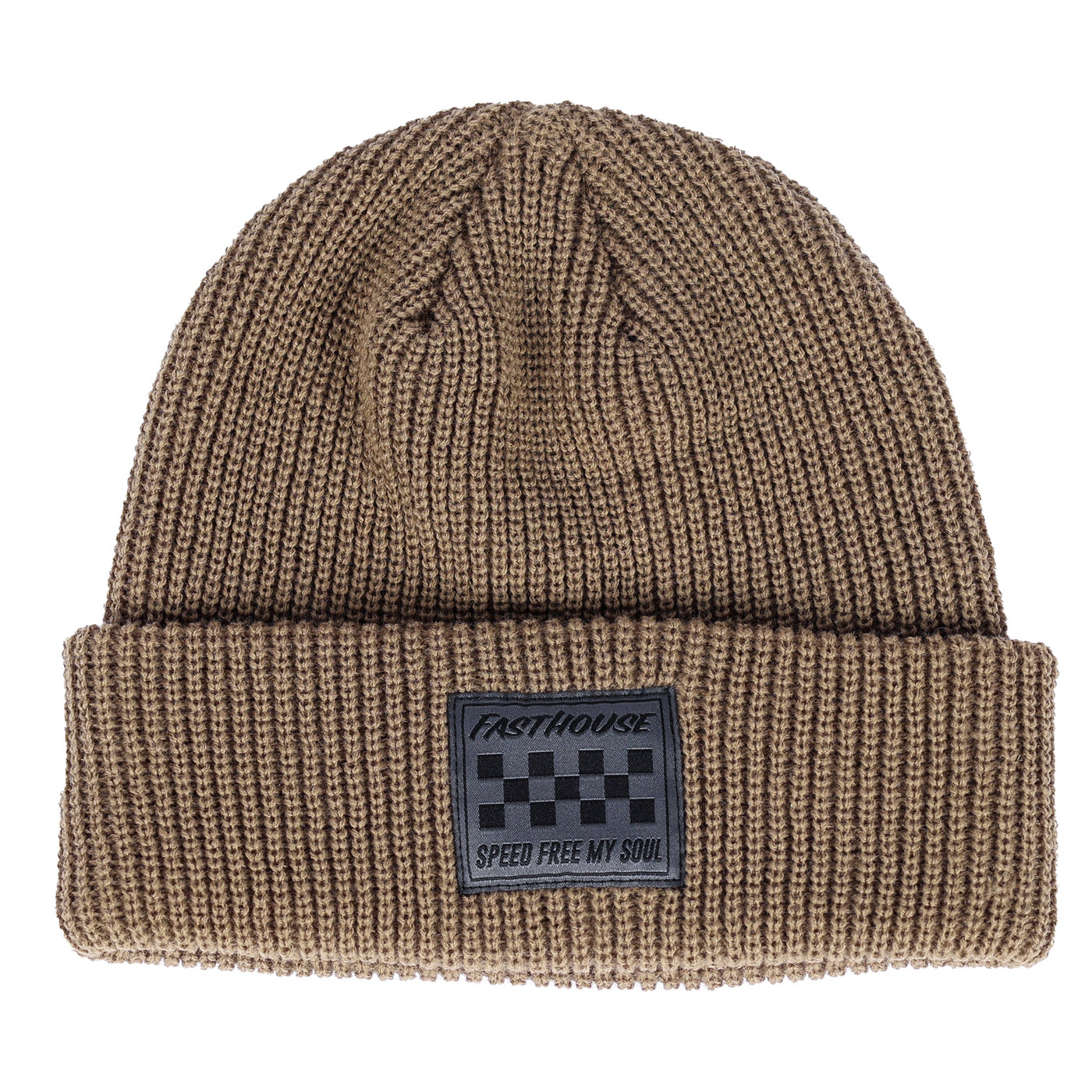 Fasthouse Recess Beanie Olive - Front View